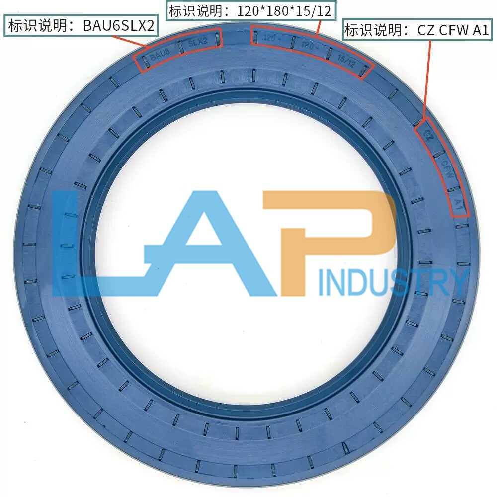 1PCS New For High-pressure skeleton oil seal BAU6SLX2 120*180*15/12