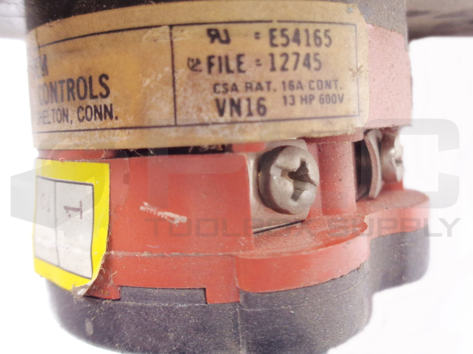REES 04910-000 ROTARY CONTACT SELECTOR 16A 13HP 600V
