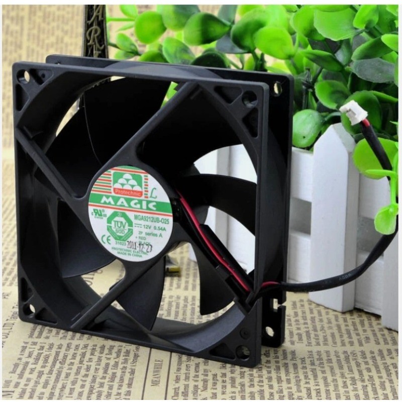 -MAGIC MGA9212UB-O25 9025 12V 0.54A 2-wire cooling fan