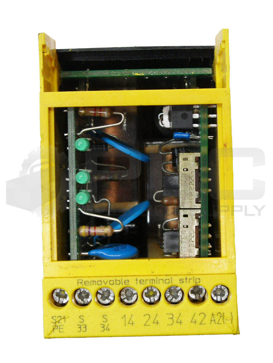 HONEYWELL FF-SRS59352 DUAL CHANNEL EMERGENCY STOP MODULE 24VDC 5A *READ*