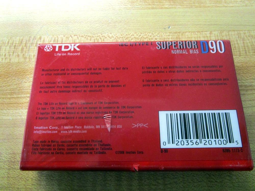 TDK D90 Storage Media Tape (Pack of 12)