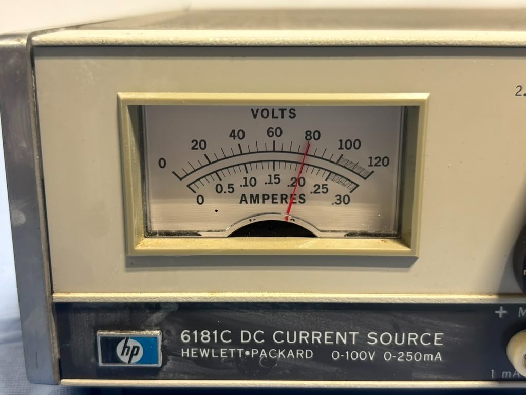 HP Hewlett Packard 0-100V 0-250 mA DC Current Source Model 6181C