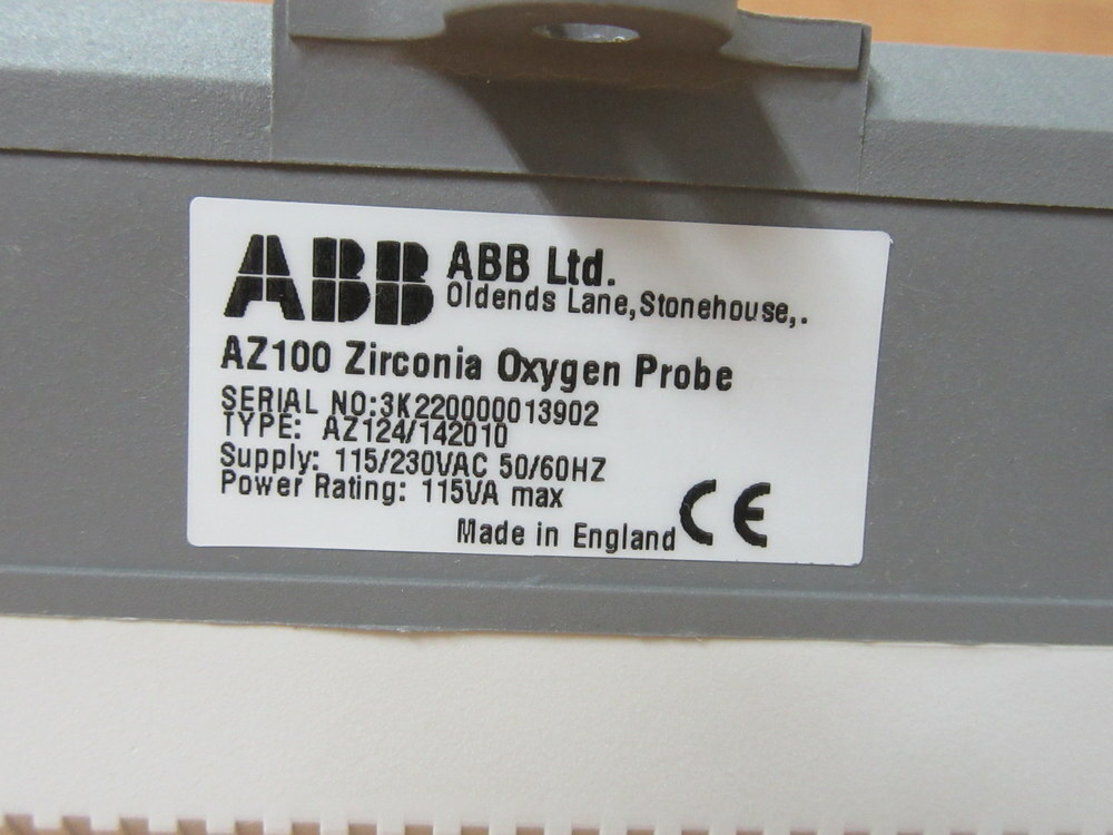 ABB AZ124/142010 AZ100 Zirconia Oxygen Probe 4600