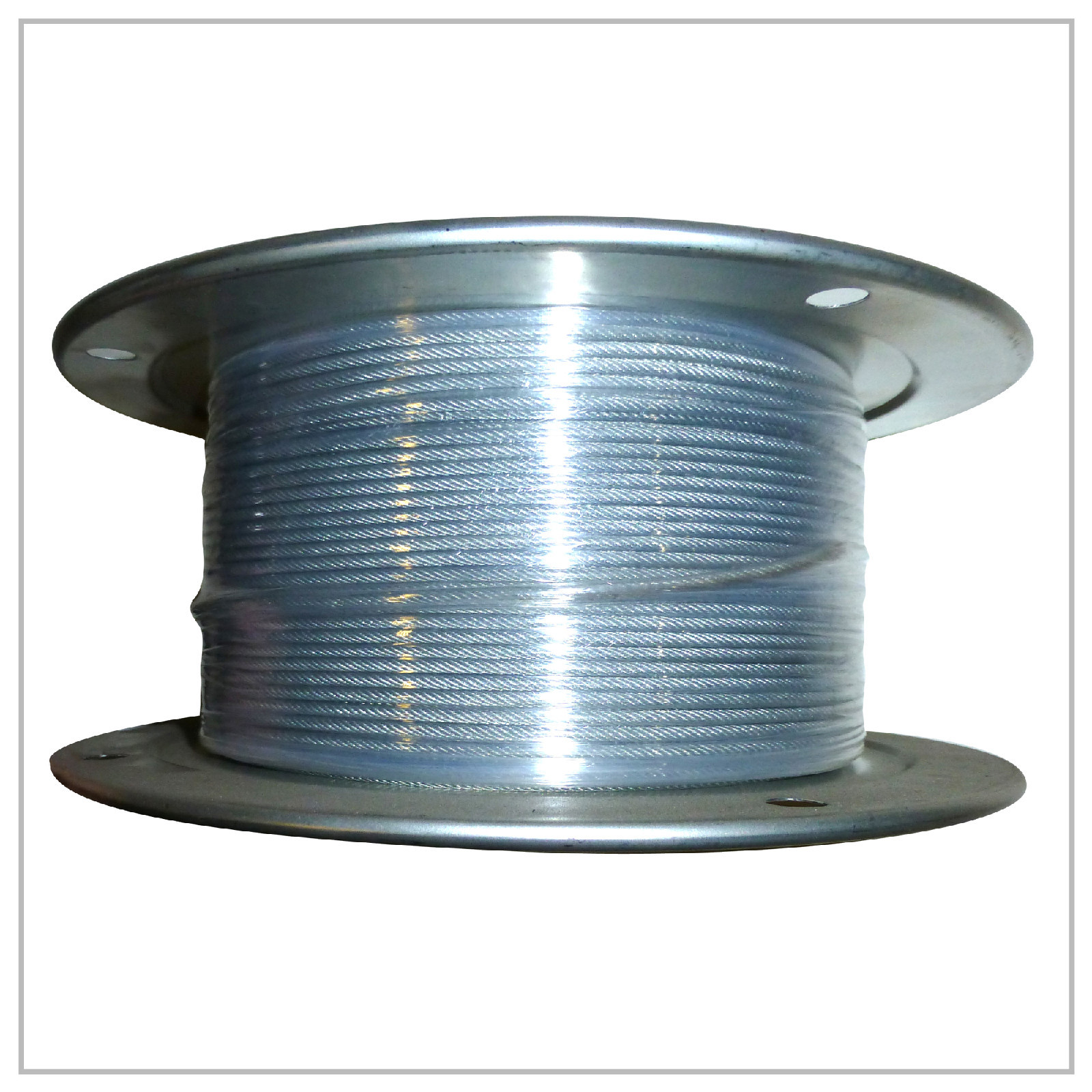 7/32″ x 1000 FT 7×19 GAC Galvanized Aircraft Cable EIPS Steel Core ASTMA 1023