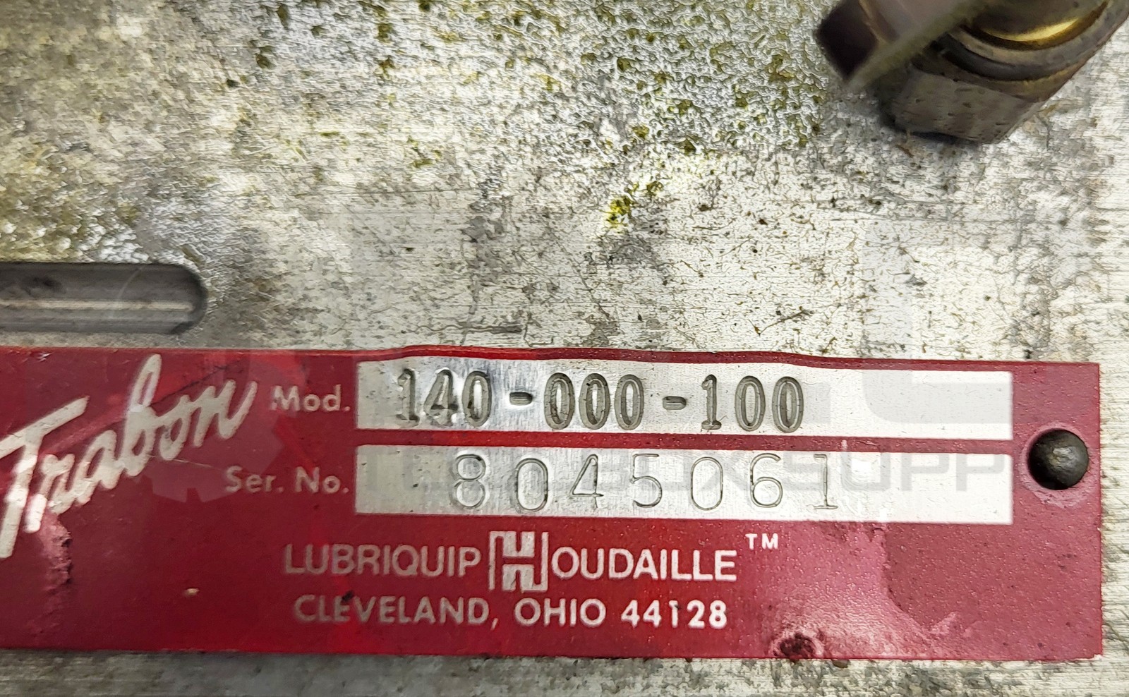 LUBRIQUIP HOUDAILLE 140-000-100 LUBRICATION PUMP