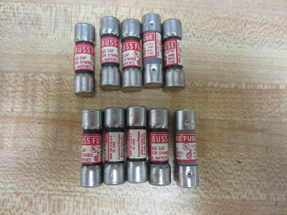 Bussmann BBS 4 Fuse BBS4 Buss (Pack of 10)