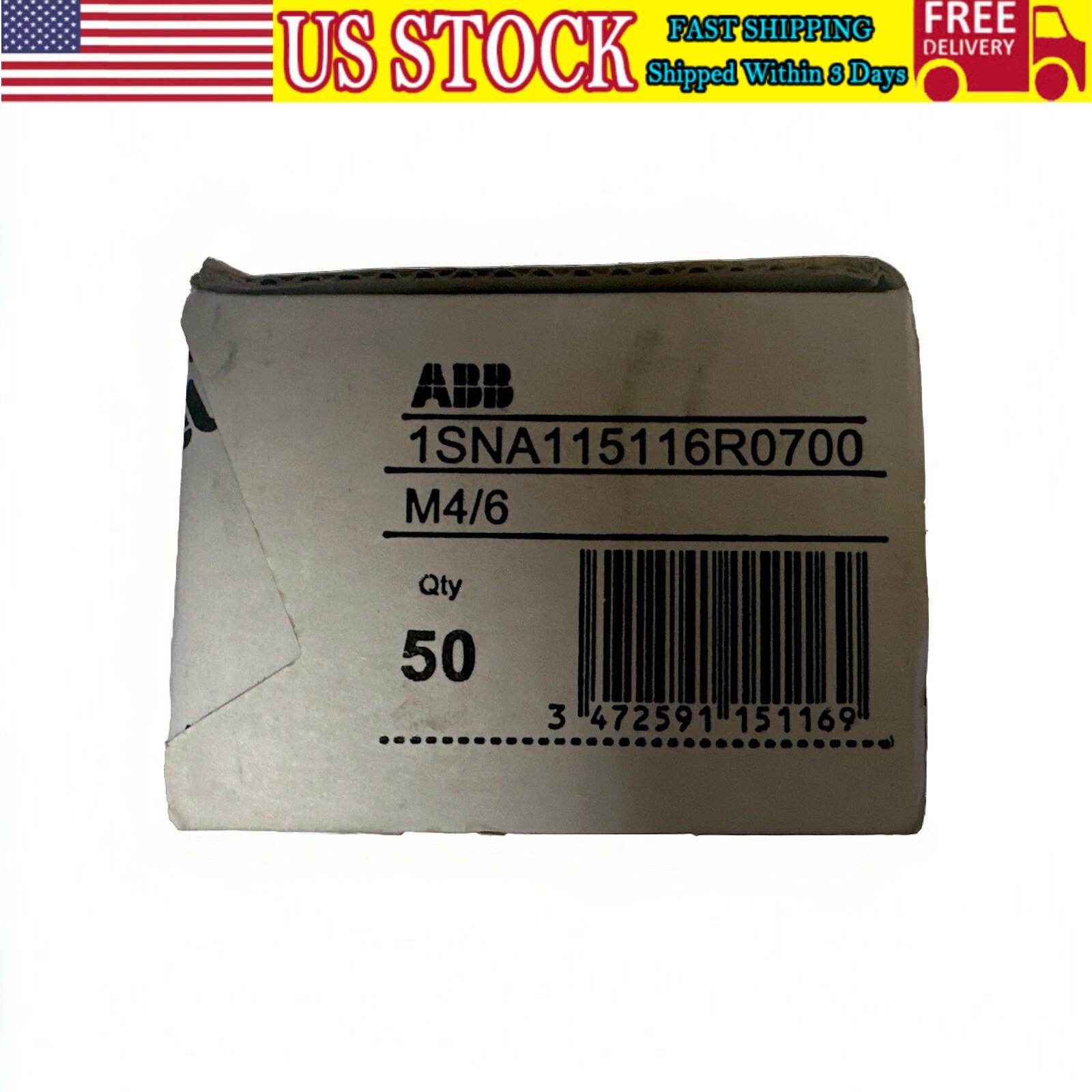 NEW Box of 50 ABB Entrelec 1SNA115116R0700