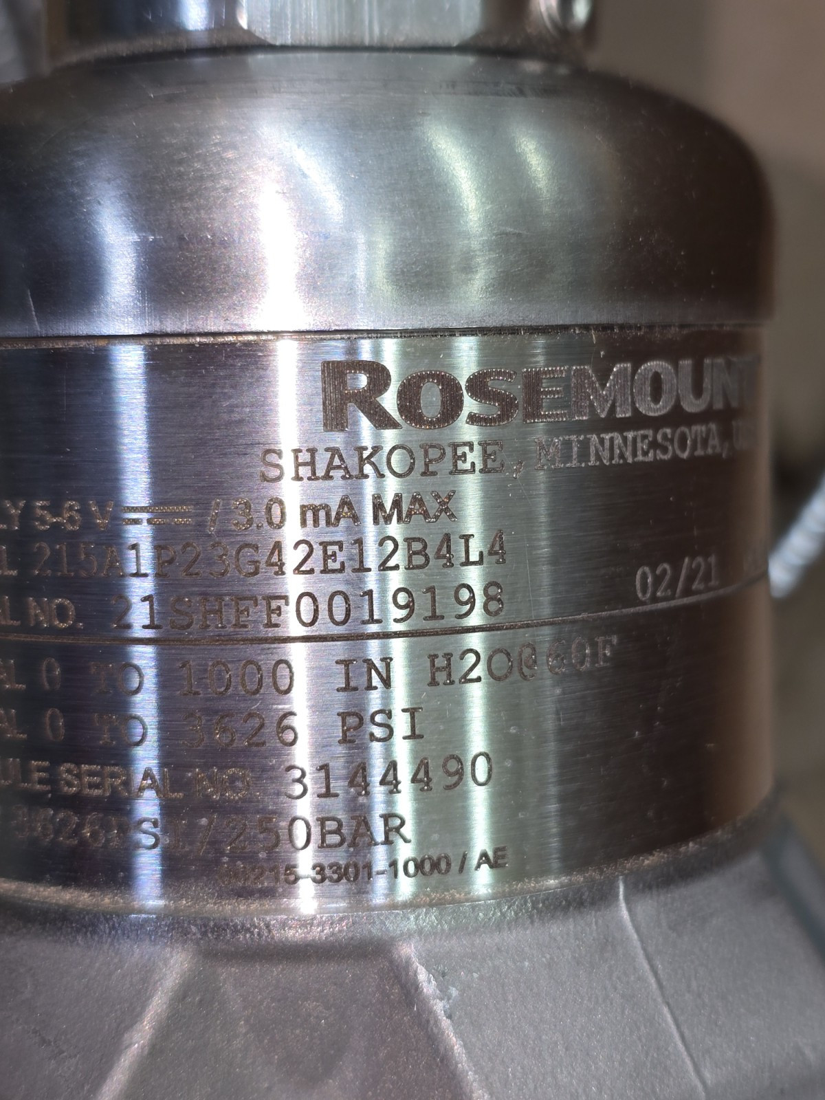 Rosemount Barracuda 215 Transmitter (419)