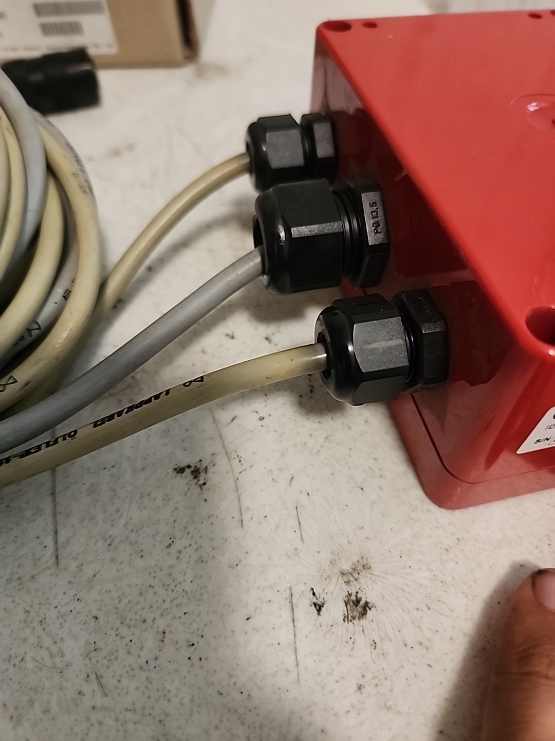 GRECON KK1/8 581580 Junction box /w 3x Lappkabel Olflex classic 110 H/05 3XO,75