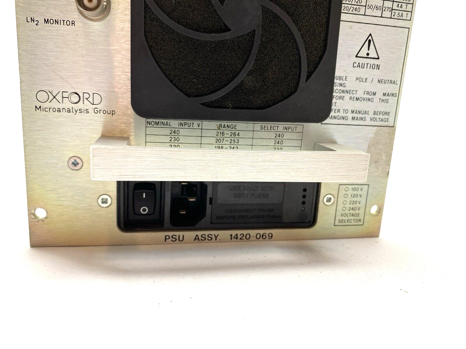 Oxford 1420-069 Power Supply Assembly X3028 Rev 7 Kingshill CZ386 -Missing Cover
