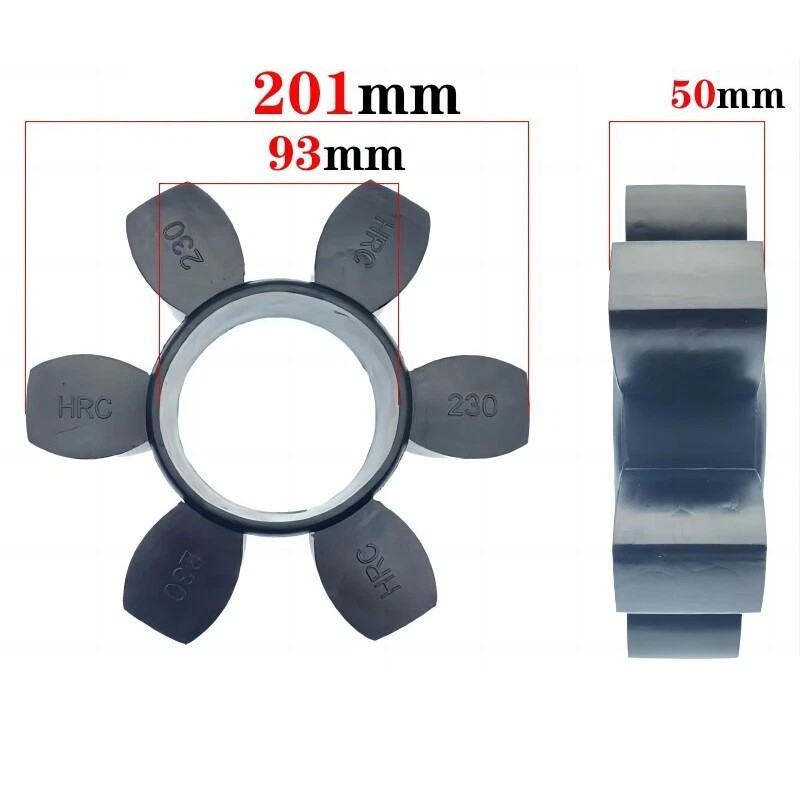 HRC230 HRC 230 HRC RUBBER ELEMENT BLACK COUPLING INSERT Stocked In CA