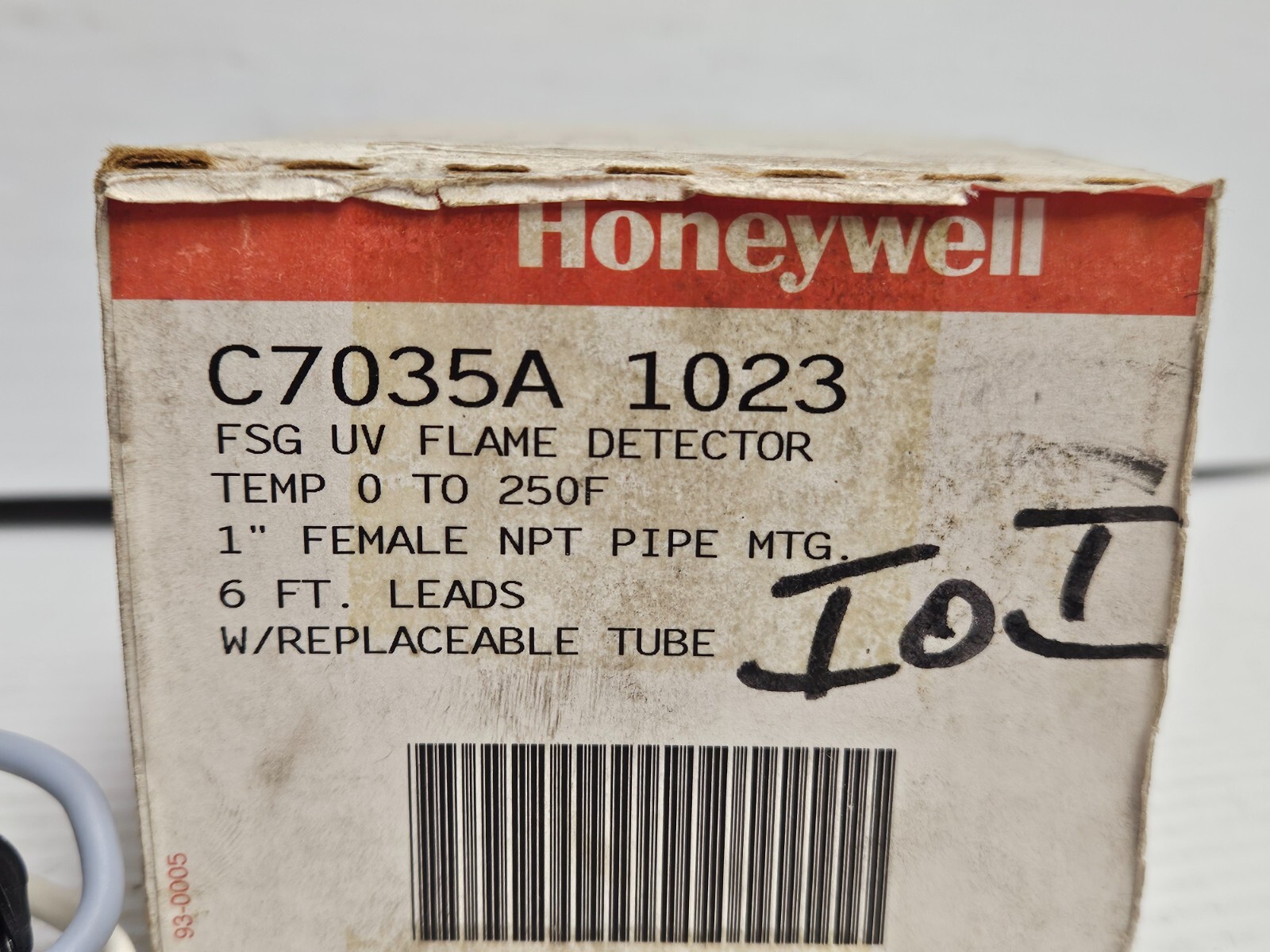 (NEW) HONEYWELL C7035A 1023 1″ 0-125F C7035A1023 UV Sensor