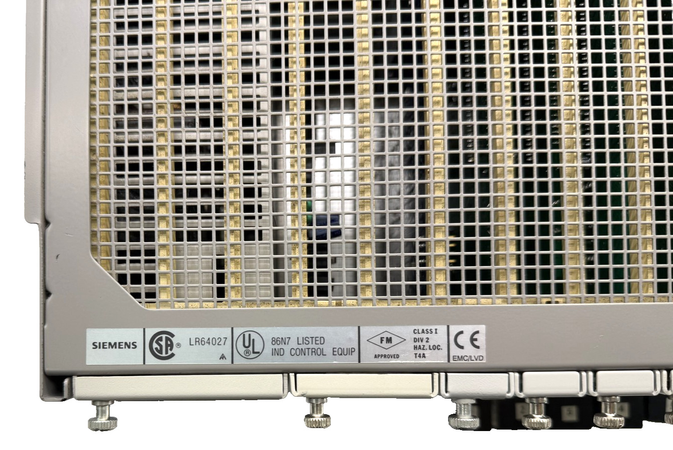 SIEMENS 505-6508 8-Slot Chassis Rack, 545-1102 CPU, CTI 2572-A Ethernet
