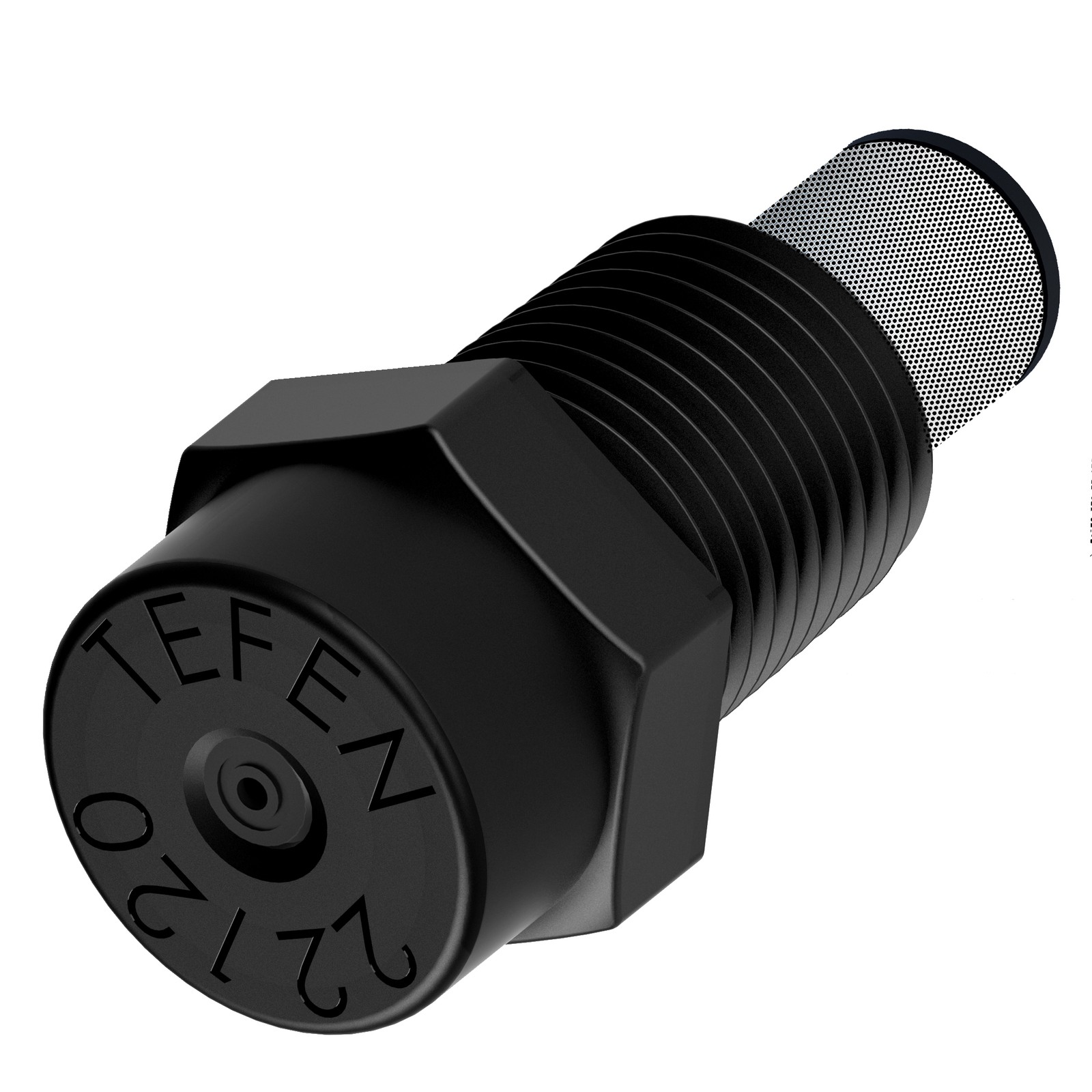 50 Pack Plastic Fogger Misting Nozzle with Stainless Steel Filter Black 1/8″