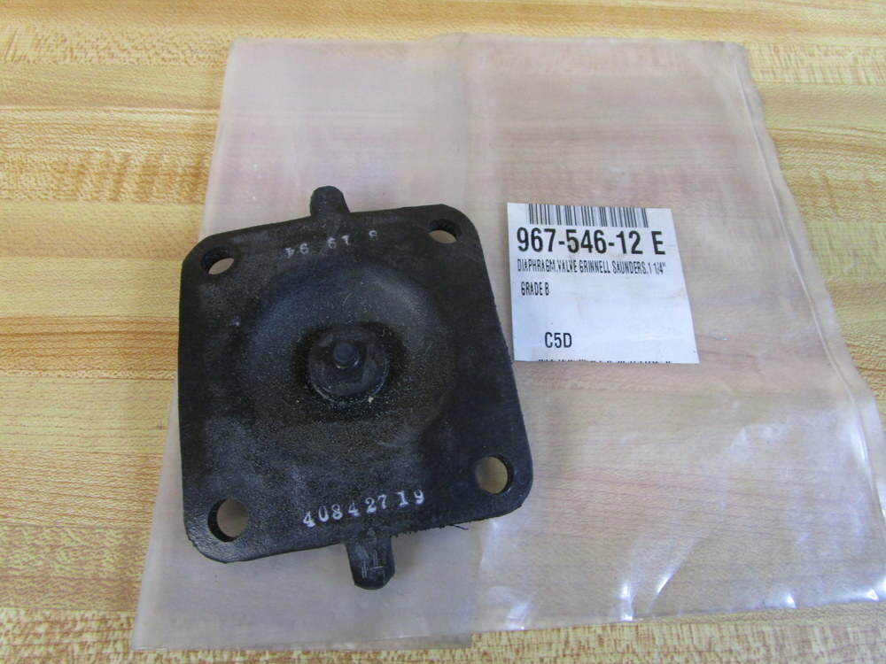 Grinnell Saunders 967-546-12-E Diaphragm Valve 96754612E