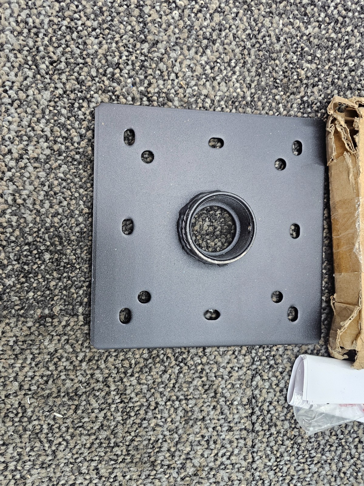 Video Mount Products VMP CP-1 Ceiling Plate for Standard 1.5″ NPT Pipe