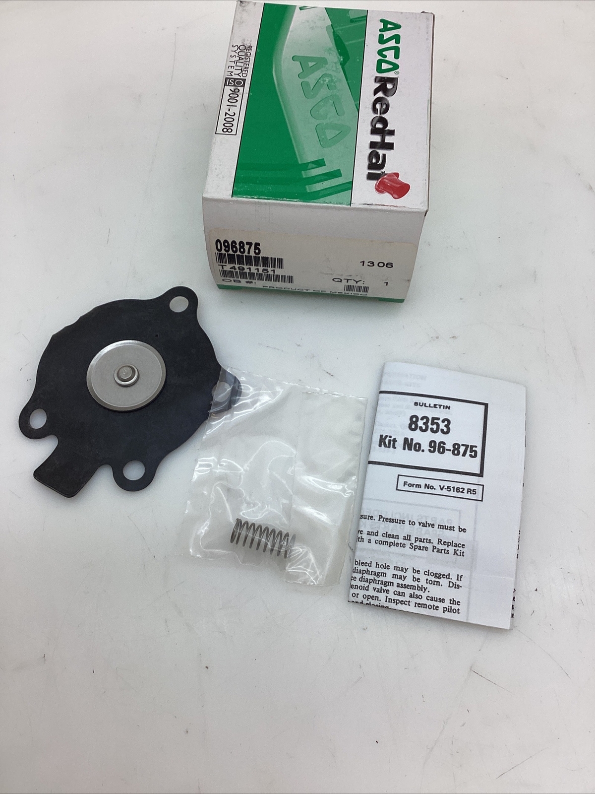 ASCO Red Hat 096875 Repair kit or Rebuild kit for Solenoid Valve New In Box!