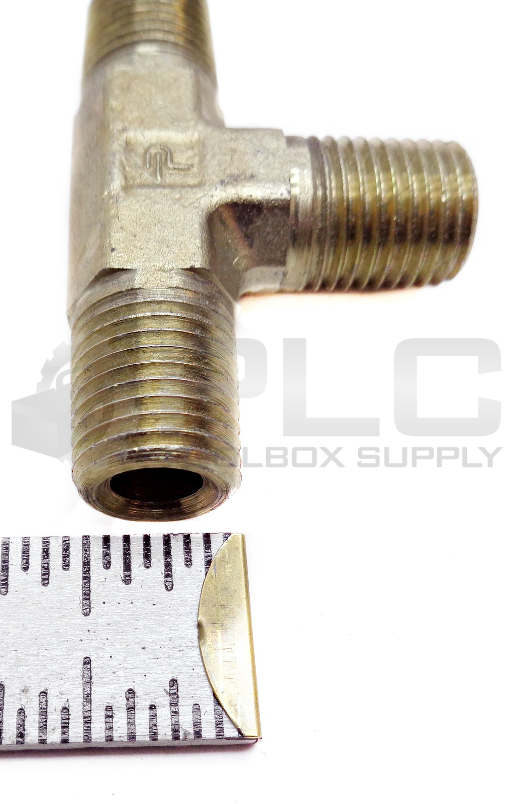 LOT OF 10 NEW PARKER 5/16″ ID 9/16″ OD HYDRAULIC BRASS T-FITTINGS