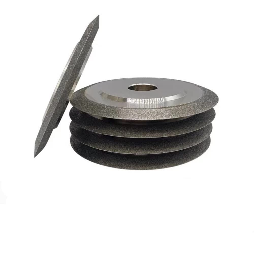 Diamond Grinding Wheel, 4 Inch, V-Shaped Groove, 60 Degree, Electroplated Abr…