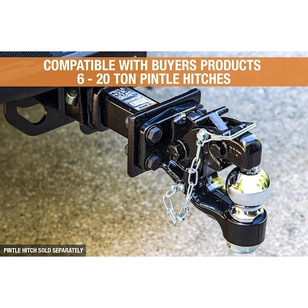 Buyers Products Pm84 Pintle Hook Mount, Gvw 20, 000 Lb.