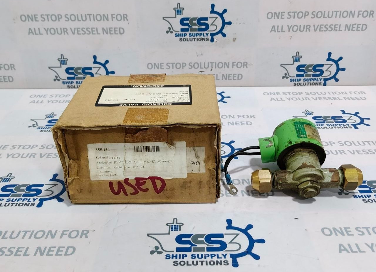 Saginomiya REV-703BXF Solenoid Valve AC100V 50/60Hz AC 110V 60Hz