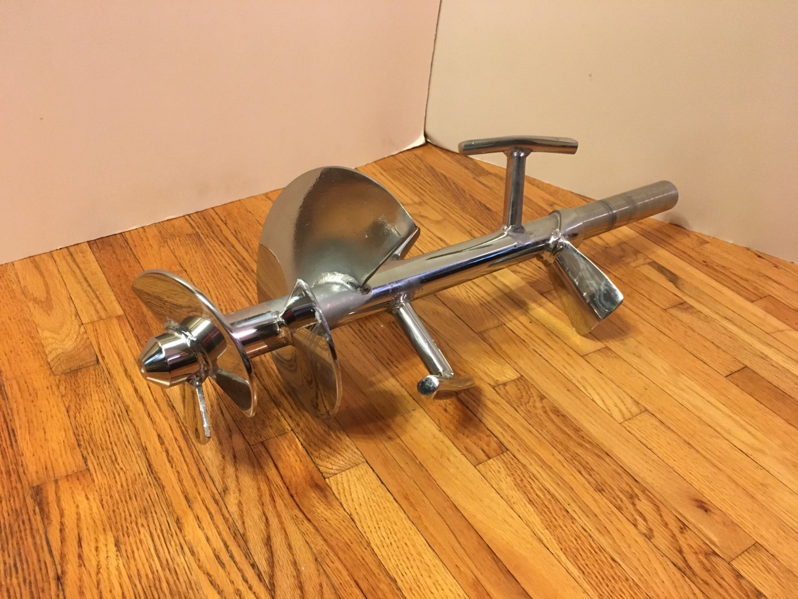 ** 26″ STAINLESS STIRRING ROTOR MIXER AUGER IMPELLER BLADE 8″ DIA 1 1/2″ SHAFT