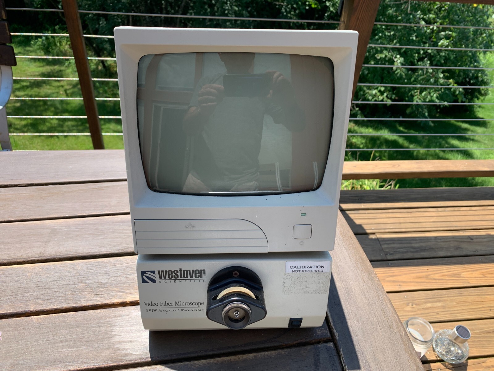 Westover FVCW Video Fiber Microscope Workstation, 120V, 60Hz, Good Condition
