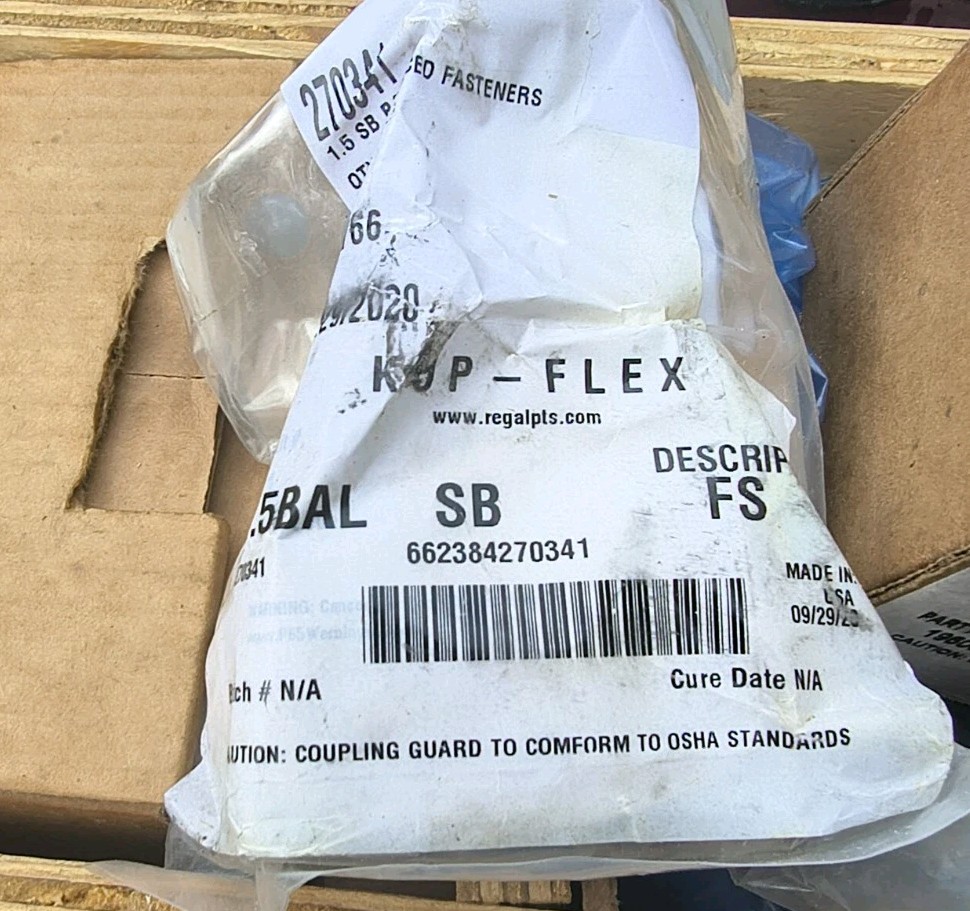 Kop-Flex 1.5 FBPL Spacer Coupling Kit 27991573-01 1960640 1960632 New NOS