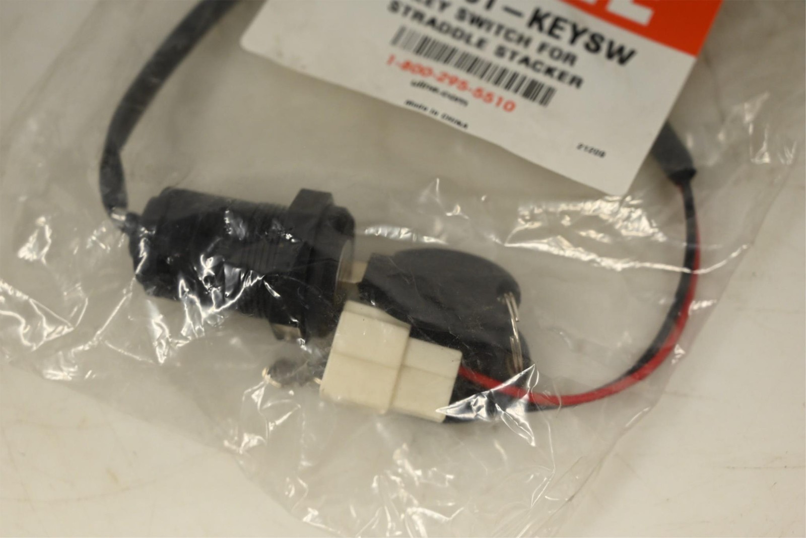 Uline H-2651-KEYSW Key Switch Assembly for Semi-Electric Straddle Stackers
