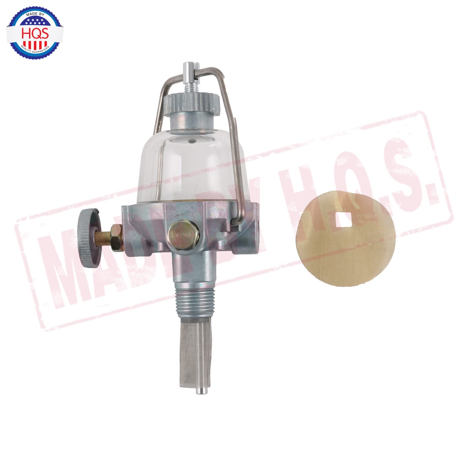Gas Fuel Sediment Bowl For Ford NAA Jubilee 2N 8N 9N NAA9155 2N9155B w/ Shut Off