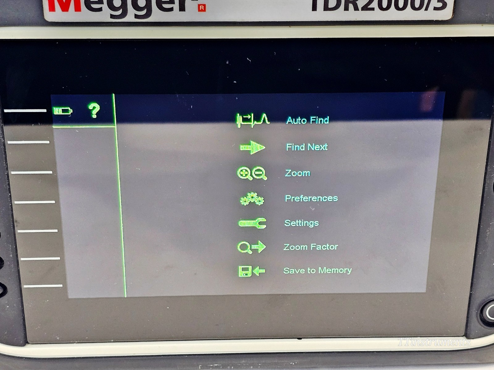 Megger TDR2000/3 Dual Channel Cable Fault Locator TDR 20km