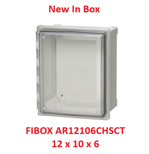 FIBOX AR12106CHSCT, 12x10x6 Enclosure / Switchgear Cabinet (NOS)