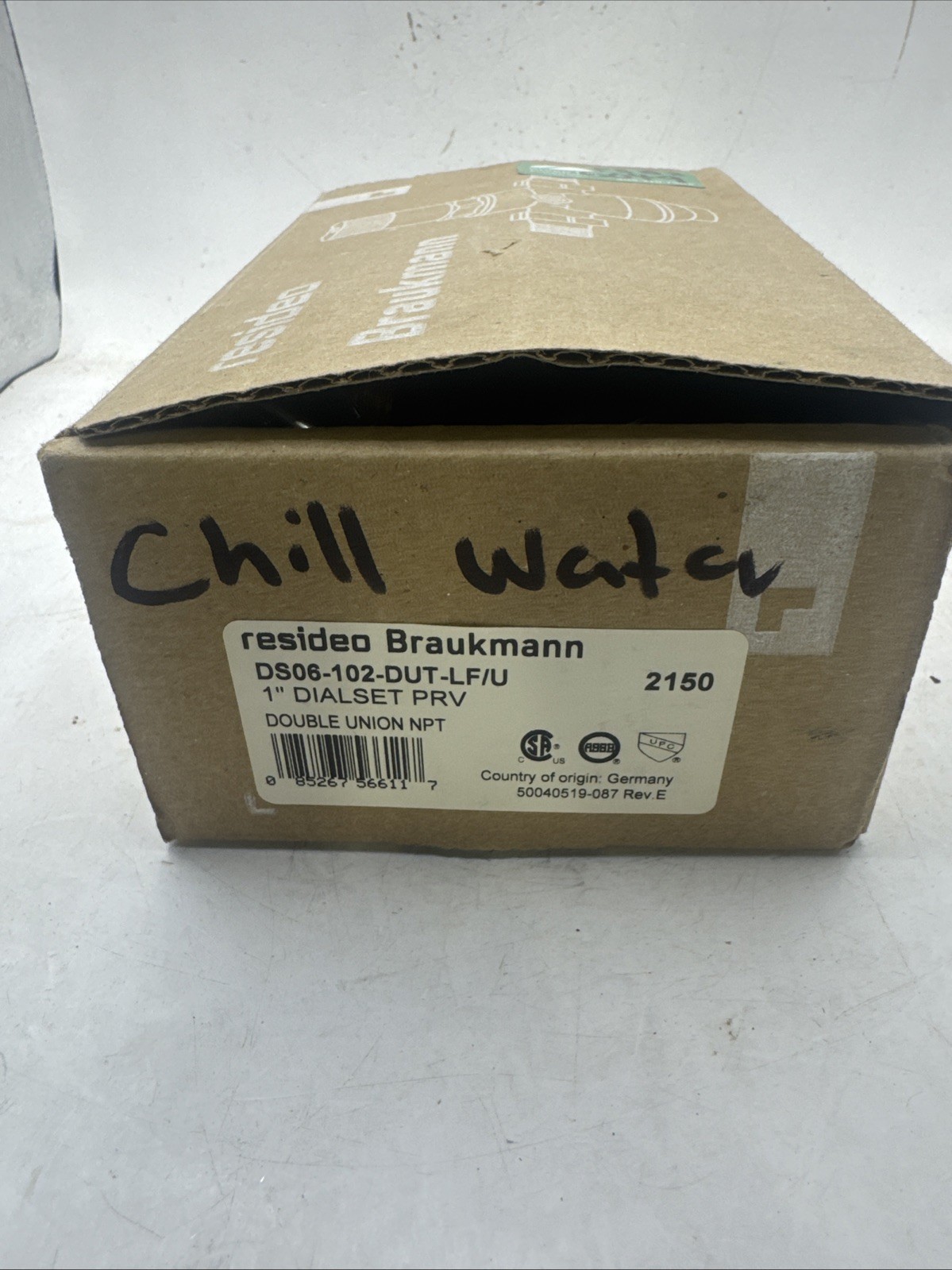 Resideo Braukmann 1″ Dialset PRV Double Union NPT DS06-102-DUT-LF/U