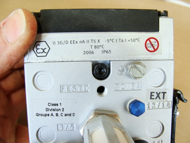 FESTO SOLENOID VALVE ASSY 161414 CPV-10-VI 18200 MANIFOLD CPV10-GE-MP-4 BLOCK