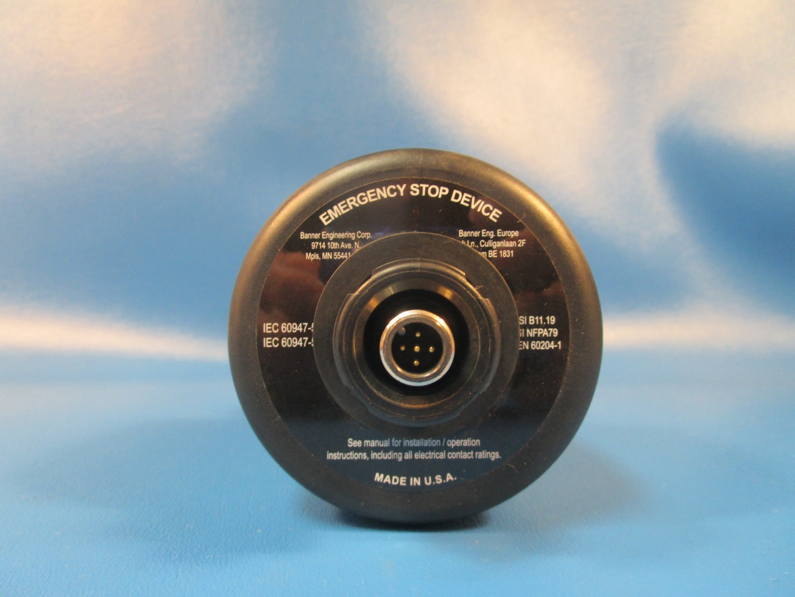 Banner SSA-EB1PL2-02ECQ5A, EMERGENCY STOP PUSH BUTTON, 30 MM MOUNT