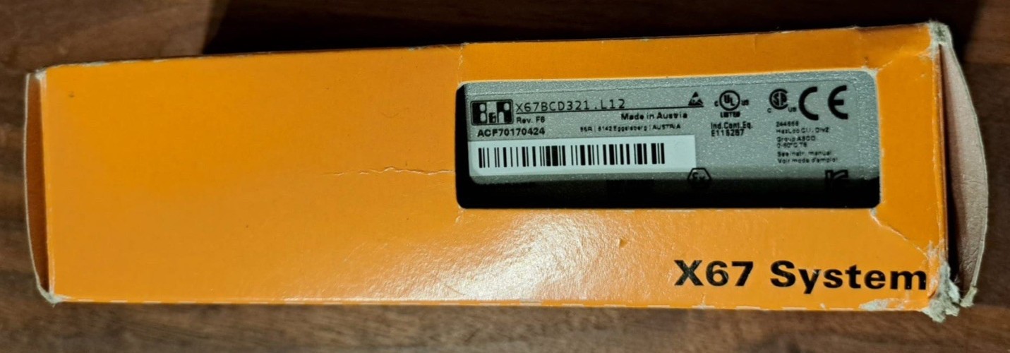 New OEM B&R Bus Controller X67BCD321.L12 X67BCD321L12 Rev. F6 Austria NextDayAir