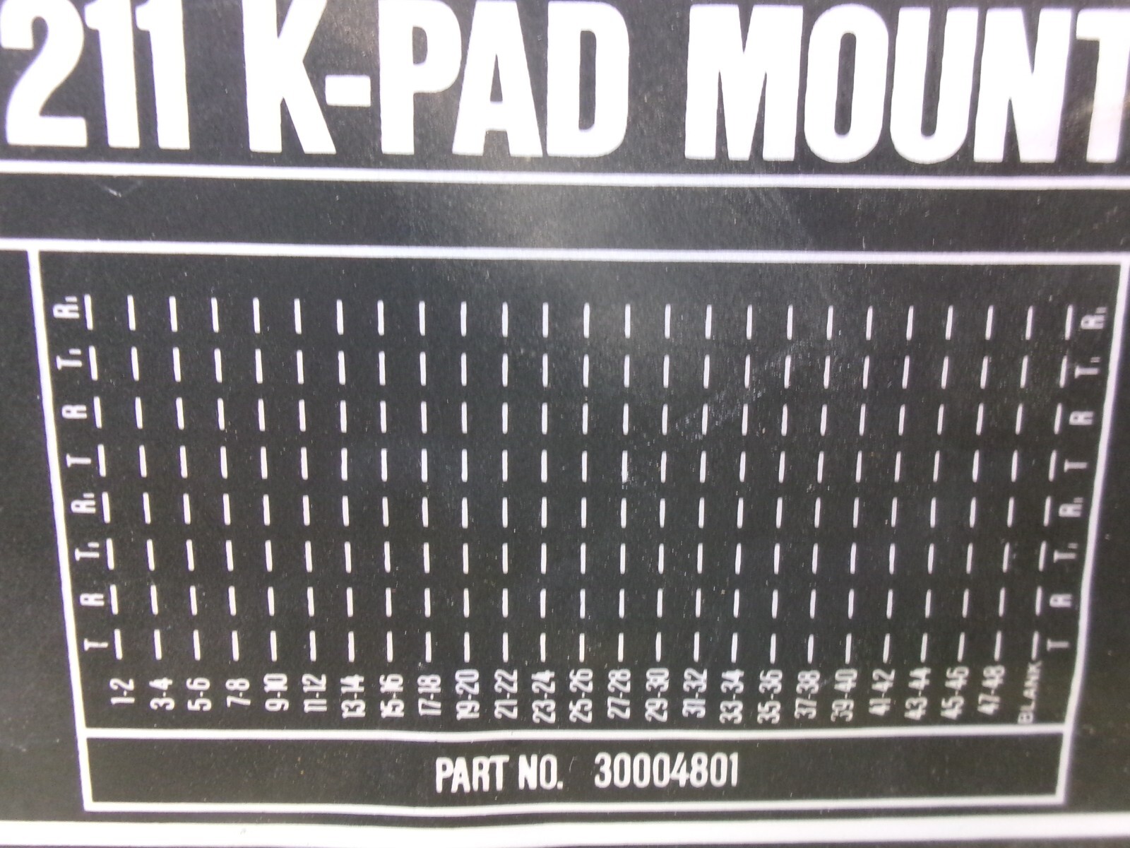 Kentrox Plantronics 30004801 K-Pad Mount 211