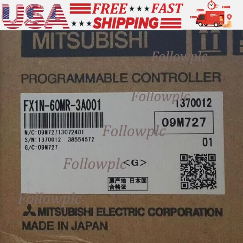 MITSUBISHI 100% Brand New Original FX1N-60MR-3A001 Federal or DHL fast shipping