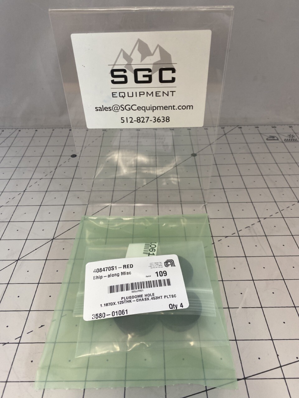 Applied Materials Plug Dome Hole PN: 3580-01061