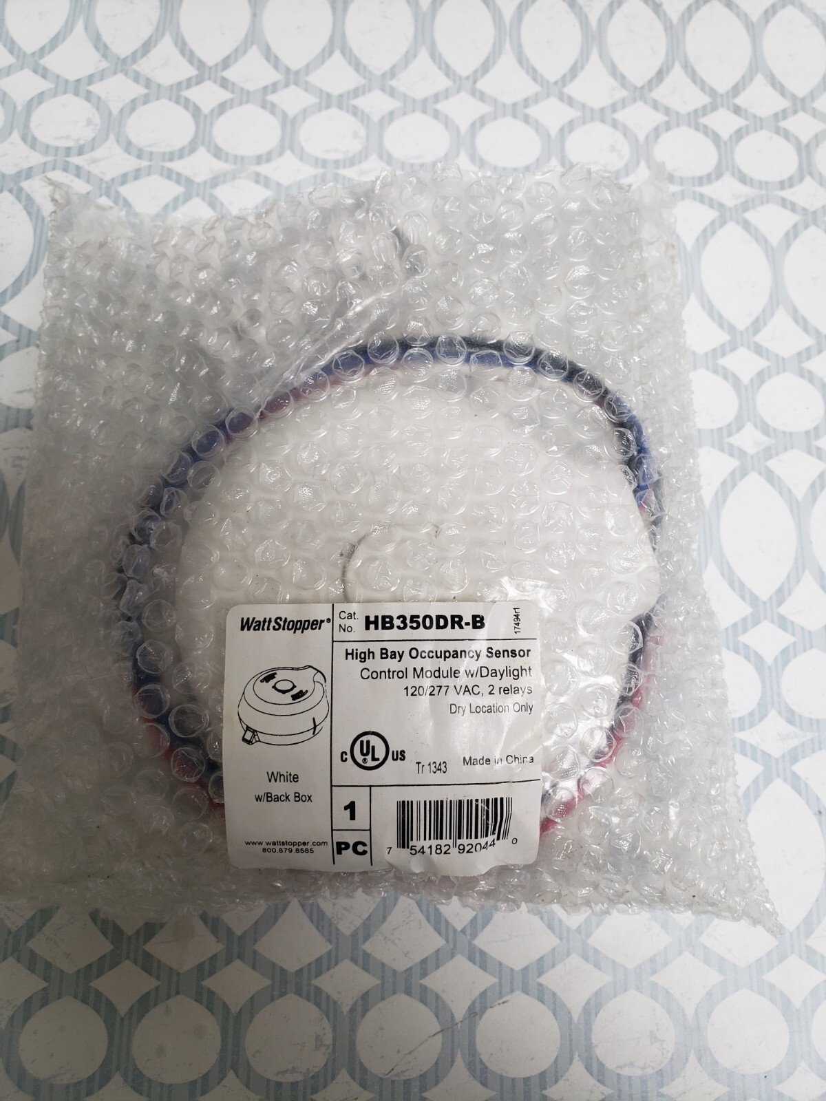 WattStopper HB350DR-B HIGH BAY OCCUPANCY SENSOR CONTROL MODULE W/DAYLIGHT