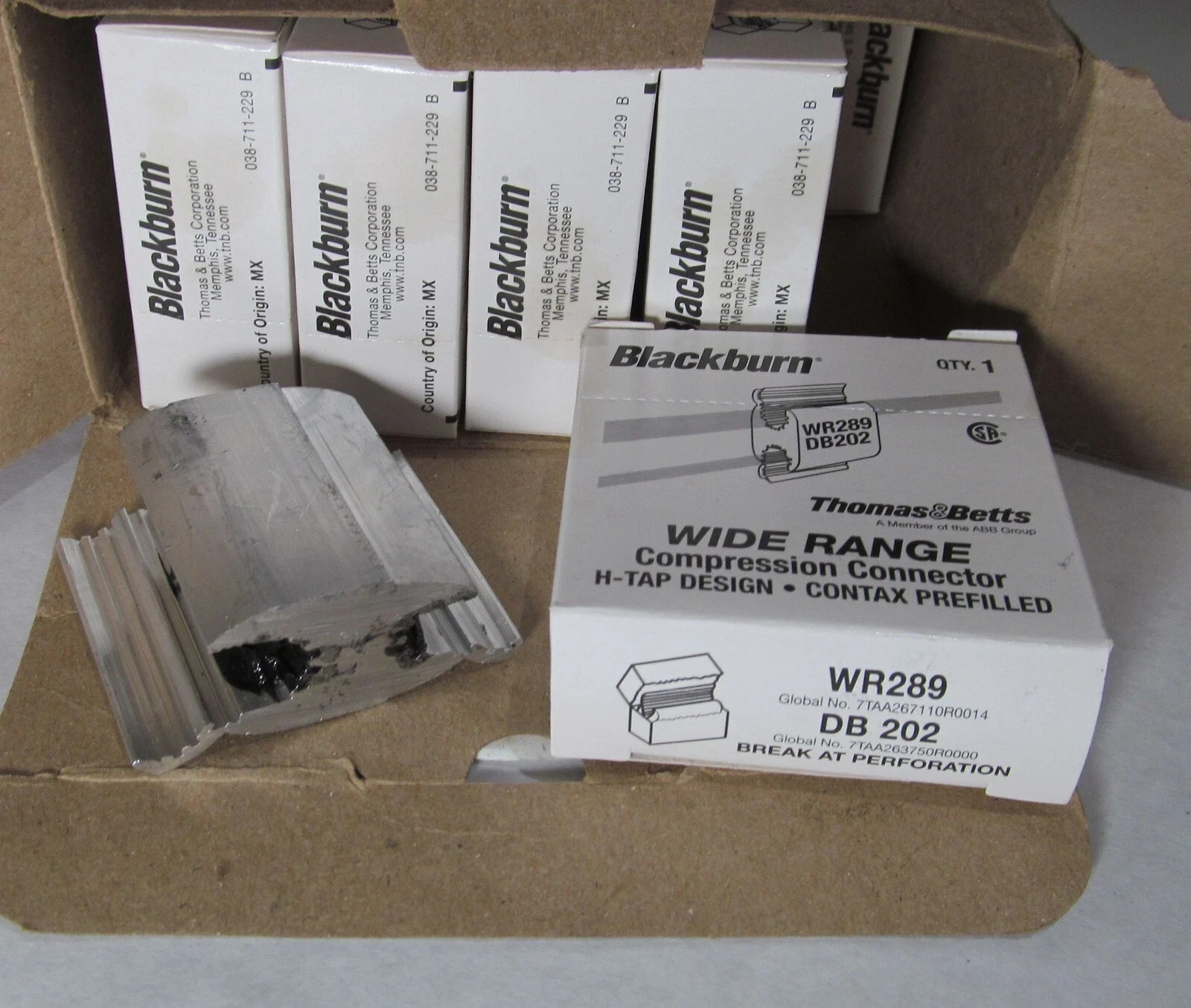 Thomas&Betts Blackburn Wide Range Compression Connectors WR289 Box of 25
