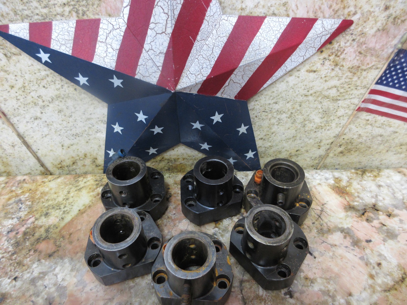 1998 HARDINGE COBRA LC-65 CNC LATHE TURRET TOOL HOLDER BLOCK TOOLING 1.5″ EACH 1