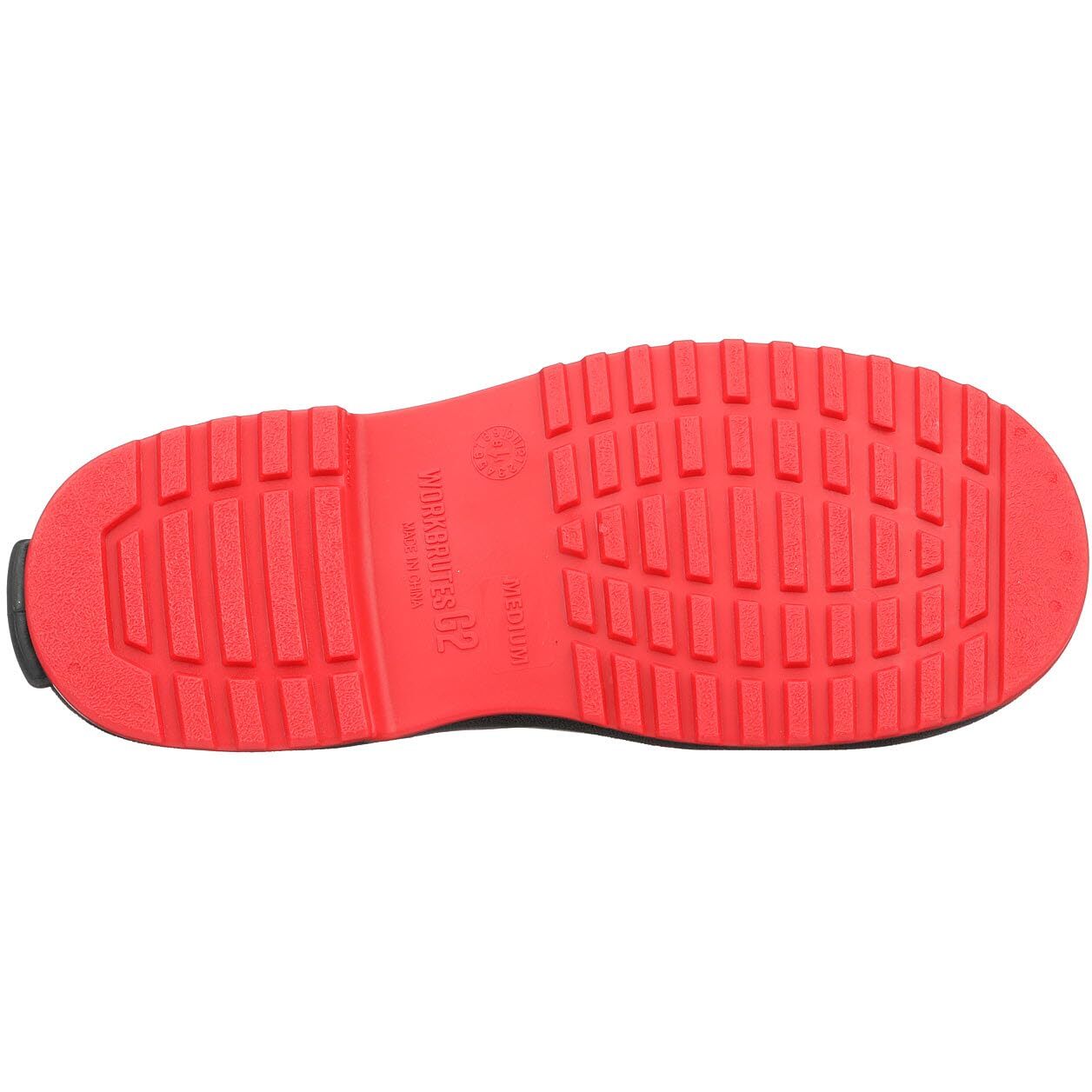 TINGLEY Workbrutes G2 PVC Overshoe 5.5″ Ht. Black Upper Red Sole Cleated Outsole