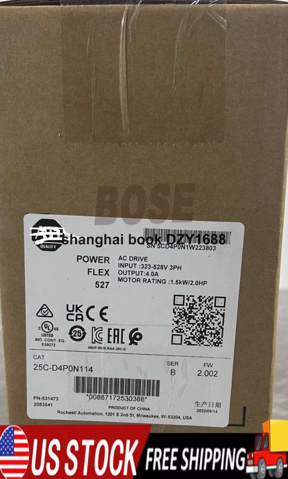 1PCS NEW 25C-D4P0N114 Via DHL or Fedex