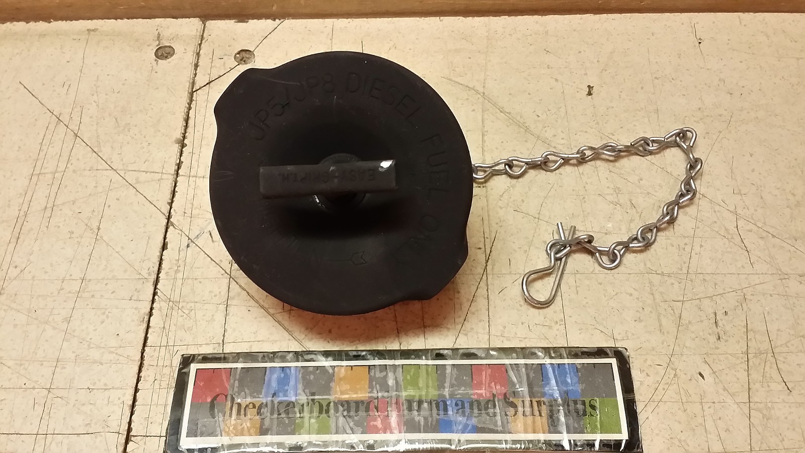 NOS JP5/JP8 Diesel Filler Opening Cap w/ Chain 12506840 2590-01-608-4956