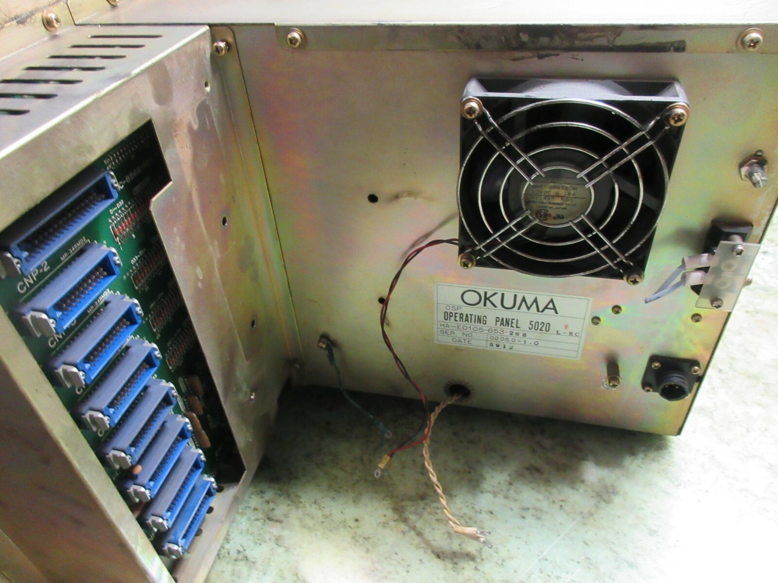 OKUMA LR15 OSP5020 MONITOR OPERATING PANEL HA-E0105-653-266 L-SC DISPLAY WARANTY