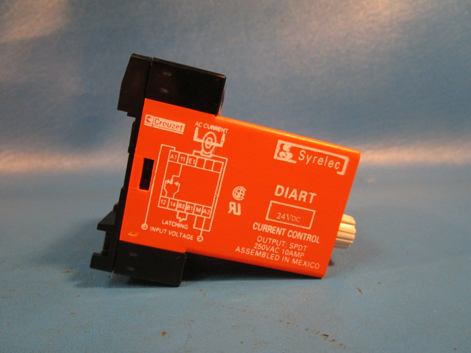 Crouzet Diart T 0611, 24VDC Current Control, Trip Current Relay, 5-100 Threshold