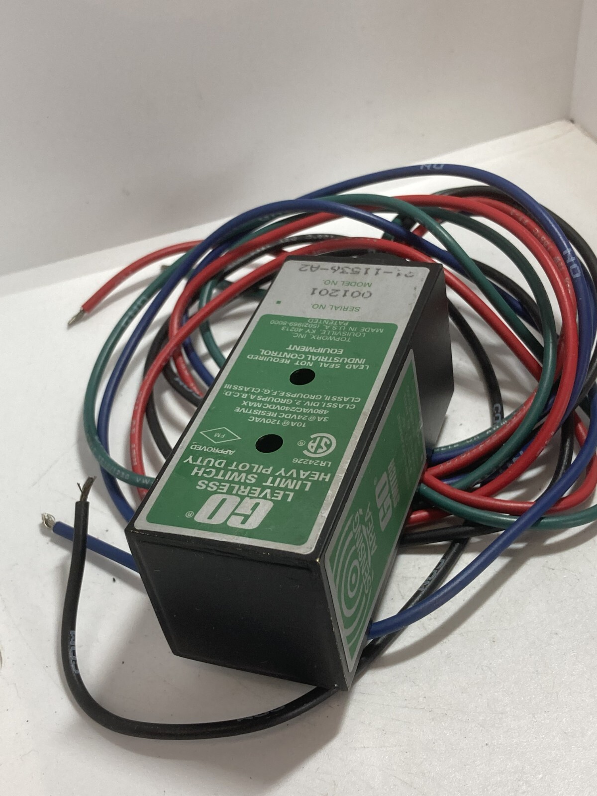TOPWORX 21-11536-A2 LIMIT SWITCH LEVERLESS HEAVY PILOT DUTY 10A120VAC NNB