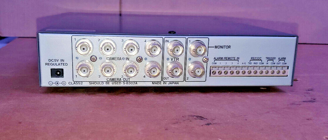 1 USED CHUGAI GANZ CMX-410 4-CH COLOR DUPLEX MULTIPLEXER ***MAKE OFFER***