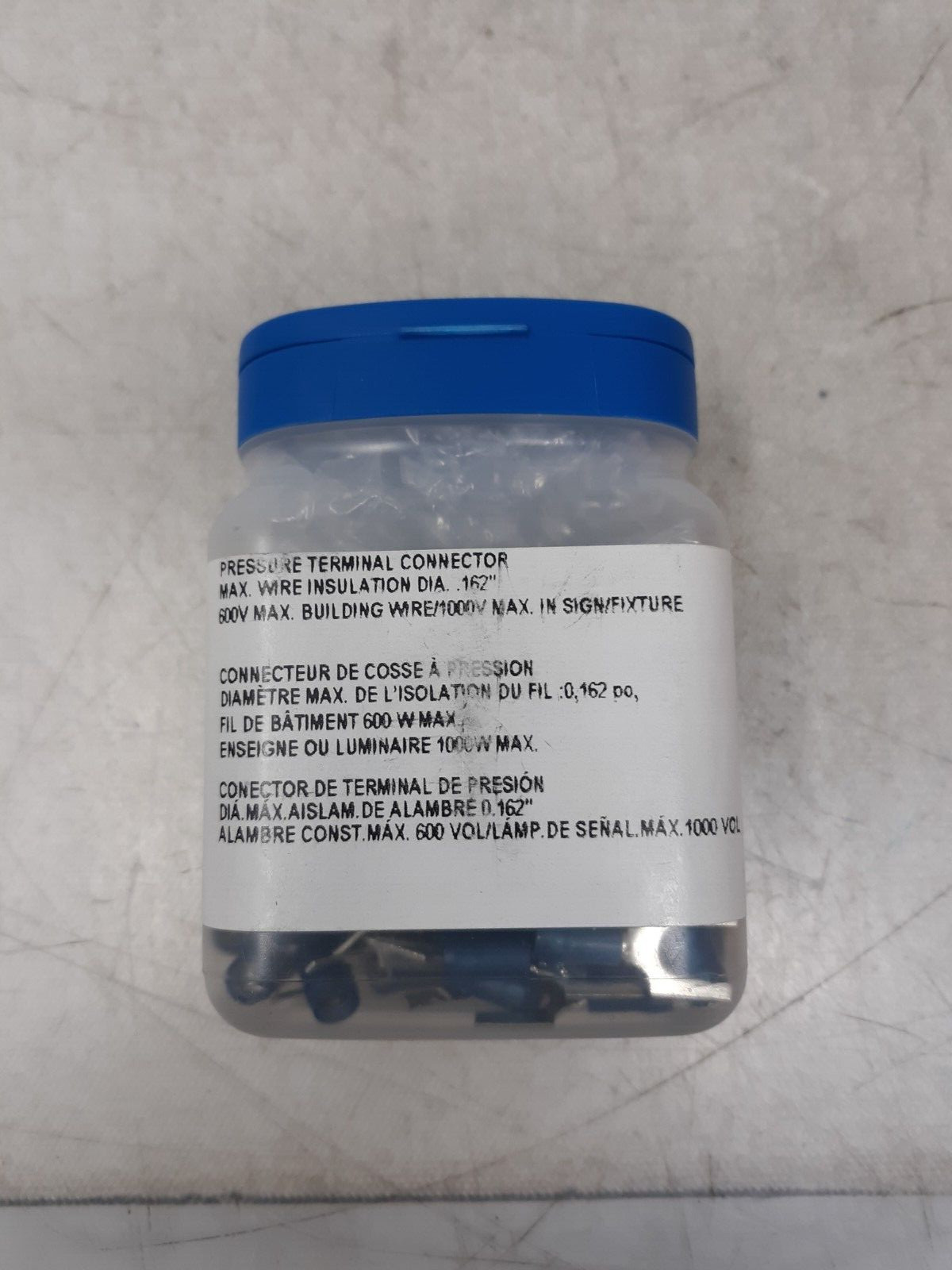 Sta-Kon Rb14-14F 18-14 Awg Nylon Fork Terminal 1/4″ Stud Pk100